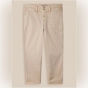 Torrid Crop aviator skinny stretch twill mid rise pants